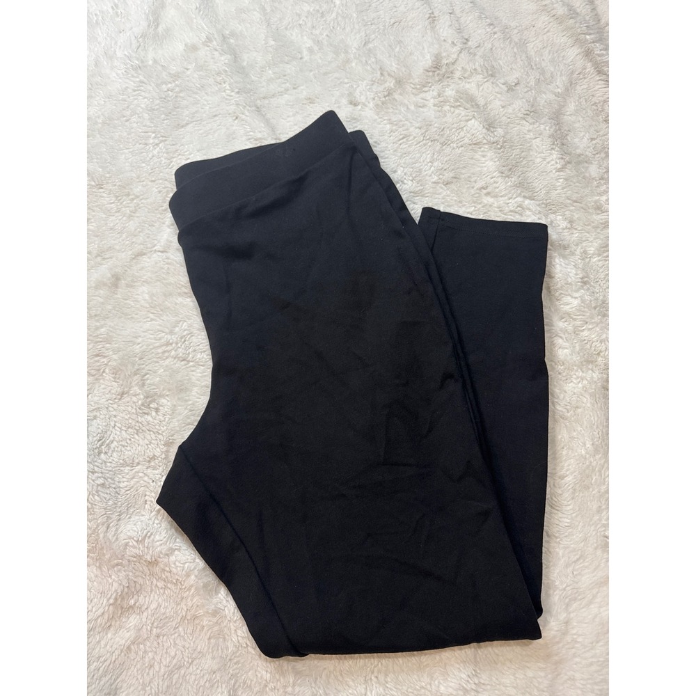Philosophy Leggings Womens 1X Black Excellent Stretch Ankle Length Pants